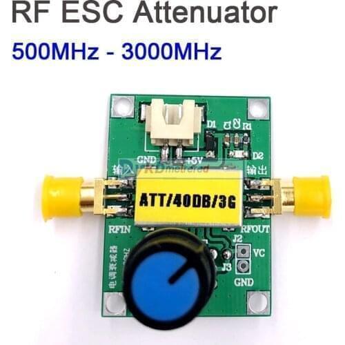 RF voltage variable attenuator 500MHz to 3000MHz 40DB dynamic range 0-5V control FOR RF signal amplifier