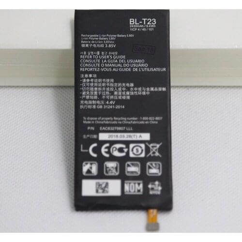 For LG X Cam X-Cam K580 K580Y F690 K580DS BL-T23 / BLT23 / BL T23 2430mAh Phone Replacement Battery with Repair Tools