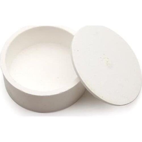 Dental Lab Zirconia Crowns Sintered CAD Crucible Roud Shape Holding Beads in Oven Furnace Dental Crucible with Cover