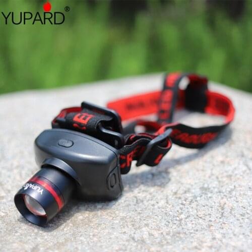YUPARD Q5 LED zoomable Headlight Headlamp flashlight Zoom in out AAA battery camping lantern hunting fishing Outdoor