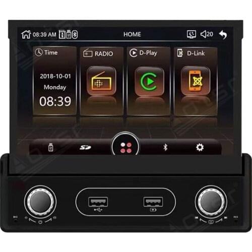 7" Android 10 Universal Car Player for VW/Toyota/Nissan/Ford/KIA For MP5 TS7 With 1+16G IPS Screen Car Multimedia NAVI Radio