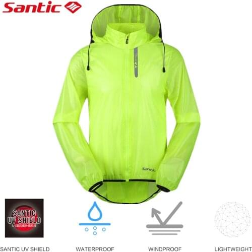Santic MTP Cycling Jacket Waterproof Bike Bicycle Jacket Long Sleeve UPF30 Windproof Breathable Sport Cycling Clothing Windcoat