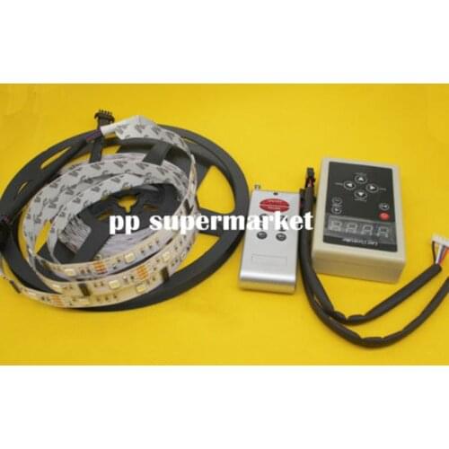 5m RGB dream magic led strip DC12V 6803 IC IP67 NO waterproof LED Strip 5050 SMD 150LED flexible light+133 Program RF controller