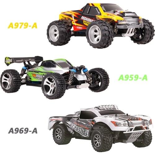 Wltoys A959A/A969A/A979A 1:18 Off-Road RC Car 2.4G 4WD 45KM/H High Speed RTR Big Foot Remote Control Car Off-Road RC Drift Car