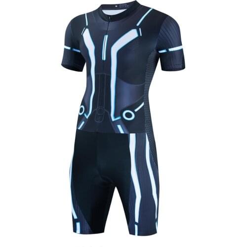 Wulibike Tron Triathlon Swimming Jersey 2020 Pro Team Triathlon Mens Cycling Clothing Swimmsuit Running Riding