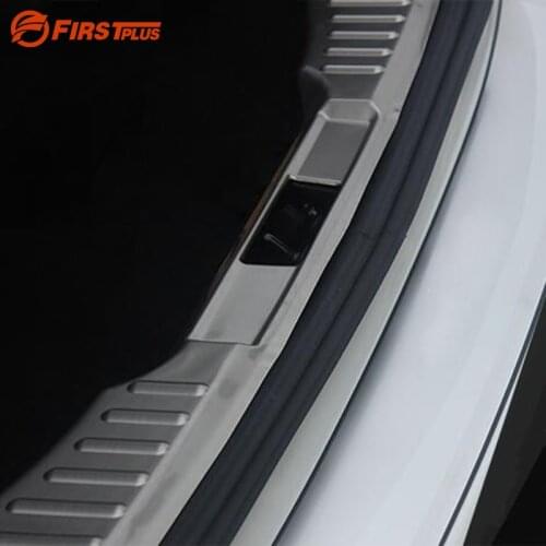 For Ford focus MK3 2011-2014 Rear Bumper Protector Rearguards Self-adhesive Sticker Trunk Guard Sill Plate Scuff Trim Cover