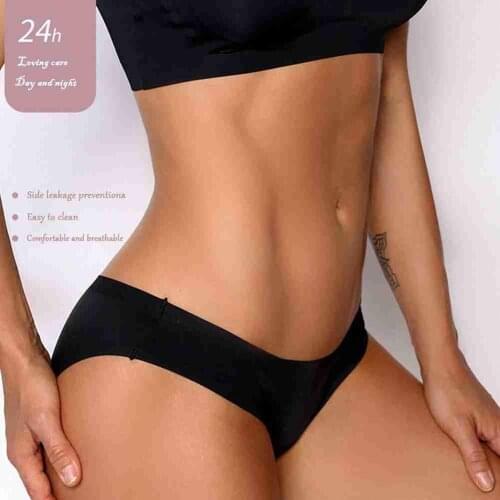 1pcs Leak Proof Menstrual Panties Women Sexy Heavy Absorbency Four-layer Leakproof Women Period Underwear High Waist Lingerie