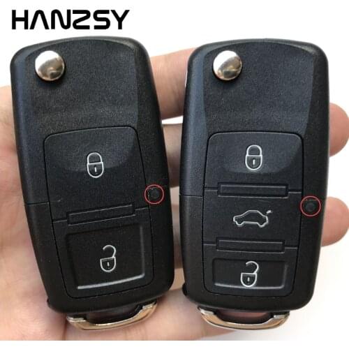 2/3 buttons For VOLKSWAGEN VW SEAT Altea MK4 Alhambra Arosa Exeo Ibiza Leon Flip Folding Car Key Case Remote Key Shell blank Fob