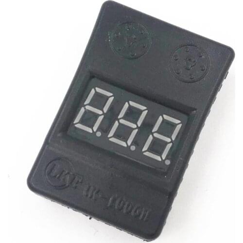 2PCS/1pcs BX100 1-8S Lipo Battery Low Voltage Power Display Tester Buzzer Alarm Black