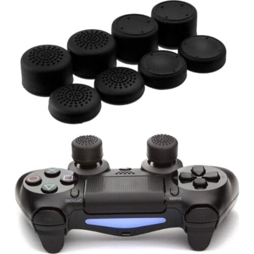 8pcs Silicone Thumb Stick Grips Cover For Sony PlayStation 4 PS4/Xbox 360/PS3/Xbox Controller Protective Caps Game Accessories