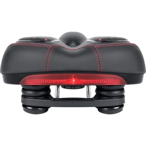 Bicycle Taillight Saddles MTB Road Mountain Bike Seats Elastic Silicone Gel Seat Cushion Bike Parts Accessories D0252