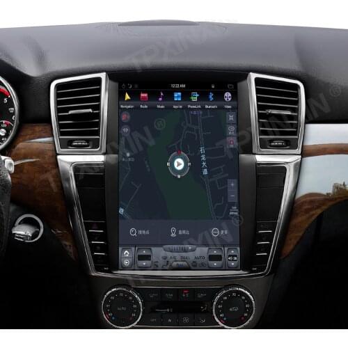 For Benz ML GL 2012-2015 Android 9.0 DSP PX30 Car Radio Tape Recorder GPS Navigation Player Car GPS Multimedia Player Head Unit