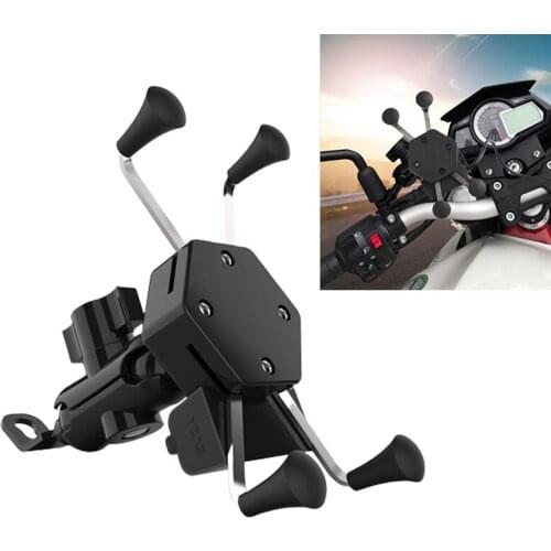 For R1200GS LC Motorcycle Phone Holder GPS Navigation Bracket Smartphone GPS Holder G310R F800GS GSR1250GS ADV Univerola