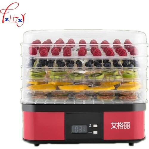 Home 5 layers of fruit and vegetable dehydration machine air dryer drying dried fruit machine food dryer 220V 250W 1PC