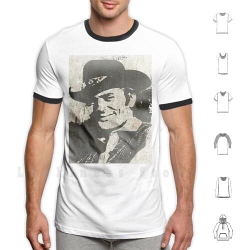 Graffiti Art : Hannibal Hayes T Shirt DIY Cotton Big Size S-6xl Hannibal Hayes Pete Duel Alias Smith Jones Tv Nostalgia