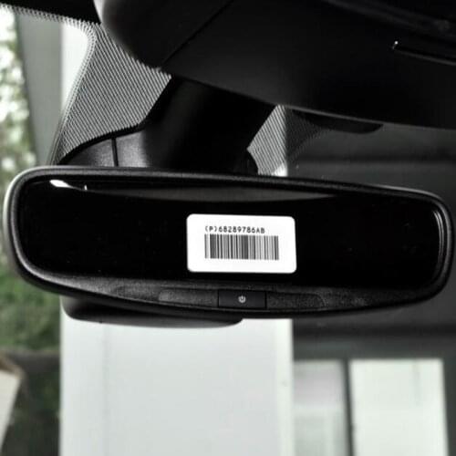 ABS Chrome For Jeep Grand Cherokee 2014 2015 2016 2017 Car Front Interior View Mirror Decoration Frame Panel Cover Trim