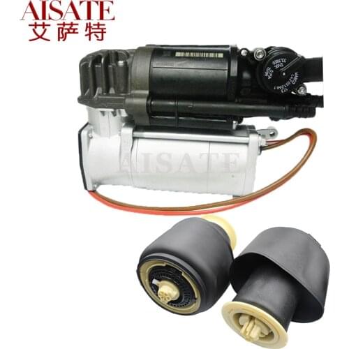 3pcs/set Air Suspension Compressor Pump With Rear Air Spring Bag for BMW 5 Series F07 GT F11 Air Shock Pump Bellows 3720686421