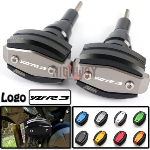 Motorcycle CNC Falling Protection Frame Slider Fairing Guard Crash Pad Protector For YAMAHA YZF-R3 YZF R3 YZFR3 2013-2016