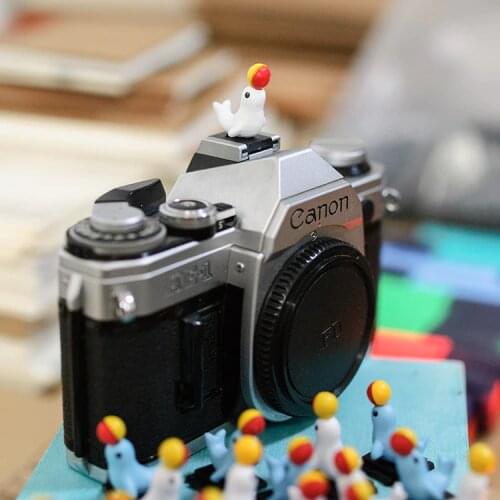 New 3D Cartoon Camera Flashlight Hot Shoe hotshoe cover For Canon Nikon Fujifilm Samsung Panasonic Leica Olympus