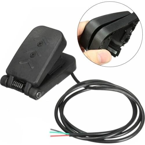 Plastic Throttle Pedal For Universal Electric Bikes Throttle Pedal E-Bike/Boat/ Scooters Durable Practical