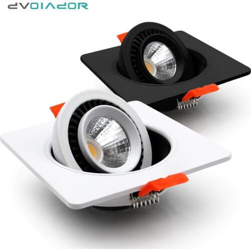 Dimmable LED Downlight 360 Degree Rotation Adjustable Ceiling Spot Led Light Recessed lamp LED For Home Lighting fixtures