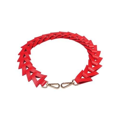 2017 Strap You Floral Shoulder Strap Designer Rivets Bag Belt Interchangeable Guitar Strap Woman Bag Accessory Contrast color