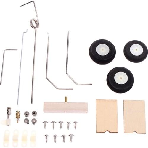 SU27 Assembled KT Board Aluminum Landing Gear DIY RC Airplane Set With Front