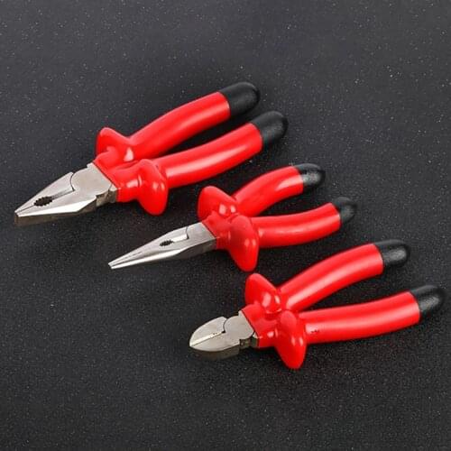 Heavy Duty Insulated Cutting Plier 1000V for Electrician Cutting Crimping Multi Functional Hand Tools
