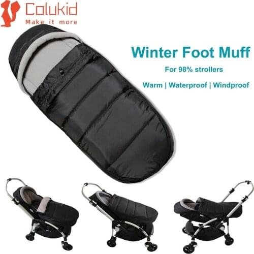 Universal stroller accessories foot cover Winter Pram travel sleeping bag for 98% strollers BABYZEN YOYO Cybex Goodbaby Bee 5