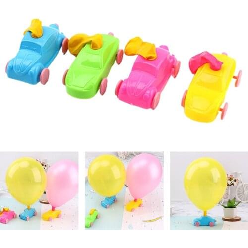 1 Pc Aerodynamic Balloon Car Practical Learning Inertial Toys Balloon Powered Car Develop Thinking Skills Kindergarten