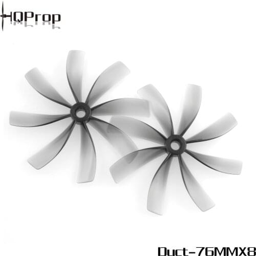 2Pairs HQPROP 76MMX8 76mm 8-Blade PC Propeller for RC FPV Racing Freestyle 3inch Cinewhoop Ducted Drones Replacement DIY Parts
