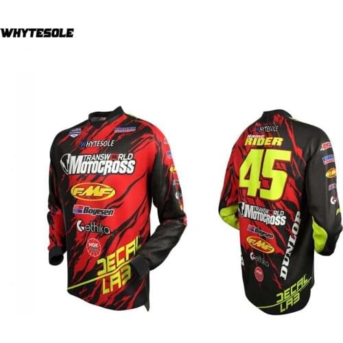 2022 custom moto MTB Motocross jersey enduro maillot ciclismo downhill Motorcycle Mountain Bike Jersey BMX DH cycling Clothes