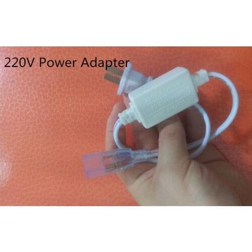 220Vac Power Supply Adapter for 220V 5050 SMD Waterproof Led Strips Brand NEW + free shipping