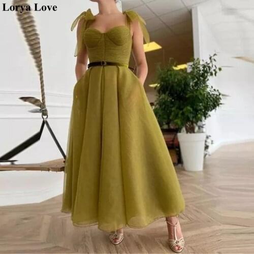 A-Line Green Long Prom Dresses 2021 New Women Formal Party Night Pink Robe De Soiree Graduation Dress Sleeveless Evening Gowns