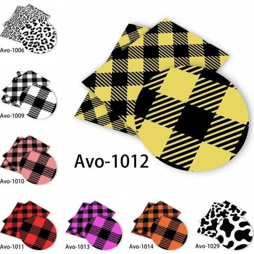Huangtao Diy accessories 30*136cm Printed Faux Synthetic Leather for Bow,DIY handmade Materials
