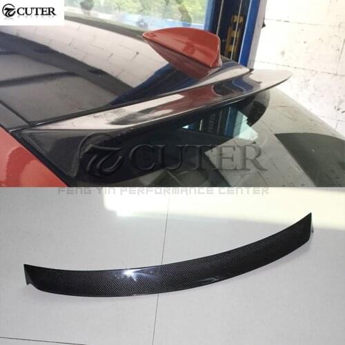 E87 Carbon fiber Rear Spoiler Roof Wings top wings For BMW E87 120i 125i 128i 1 series Sedan body kit 04-11
