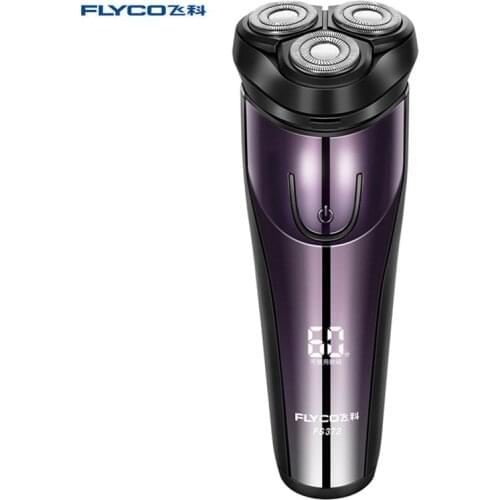FLYCO Electric Razor For Men Intelligent Wet & Dry Beard Shaving Trimmer Washable Mens Shaver 3DFloating USB Fast Recharged