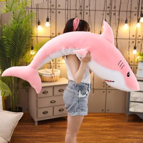 Giant Shark Plush Shark Whale Stuffed Fish Ocean Animals Kawaii Doll Toys For Children Kids Cartoon Toy kids Gift