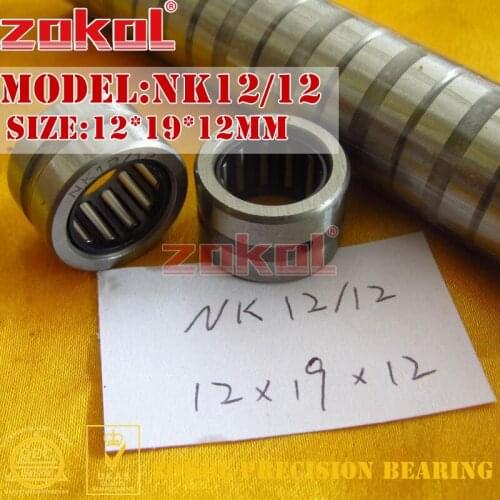 ZOKOL bearing NK12/12 NK12/16 needle roller bearings without inner ring 12*19*12mm 12*19*16mm