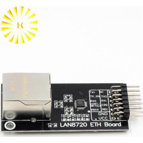 Smart Electronics LAN8720 module network module Ethernet transceiver RMII interface development board Connector