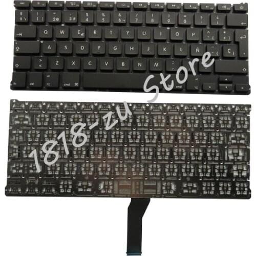 YALUZU Spain Laptop Keyboard For Macbook Air 13.3" A1466 A1369 SP Laptop keyboard MD231 MD232 2011-2015 Years NO FRAME