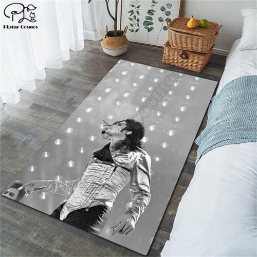 Character avatar pattern Square Anti-Skid Area Floor Mat 3D Rug Non-slip Mat Dining Room Living Room Soft Bedroom Carpet style