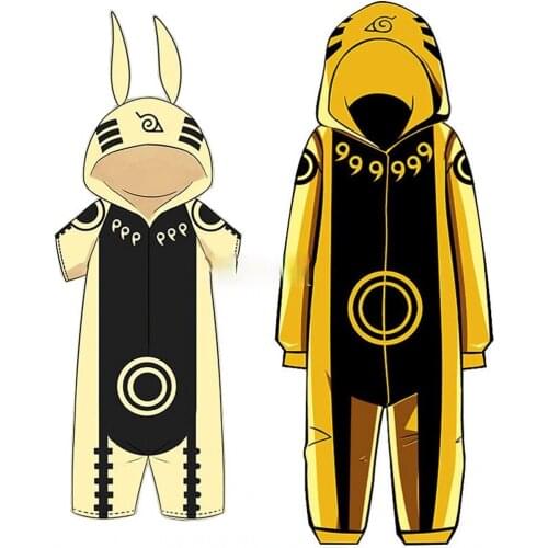 Uzumaki kakaxi Rikudousennin Modo Summer Pajamas Cosplay Costume Kigurumi Adult Unisex Jumpsuits Flannel Winter Sleepwear