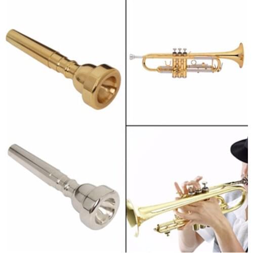 Copper Trumpet Mouthpiece Wind Instrument Trumpet Accessories 3C/5C/7C Size