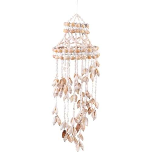 Sea Shell Wind Chime Hanging Ornament Wall Decoration Hanging Pendant Stylish Hanging Ornament Hanging Decor (Random Style)