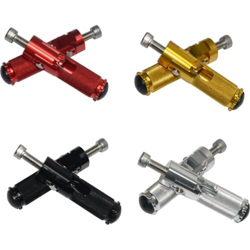 Universal Motorcycle Folding Foot Pegs Set Rear Set Footrests Pedals 8mm Install Bolts For Bike BMW Honda Kawasaki Yamaha Suzuki