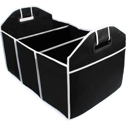 Car Trunk Organizer Eco-Friendly Super Strong & Durable Box Fabrics High Storage Capacity Multi-use Collapsible Non-Woven C X6S2
