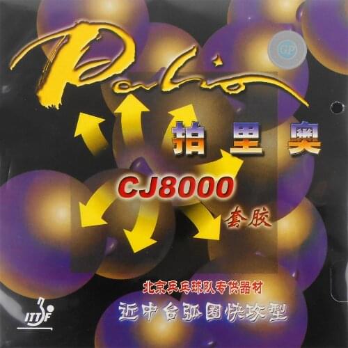 Original Palio CJ8000 pips-in table tennis / pingpong rubber with sponge (H38-41)