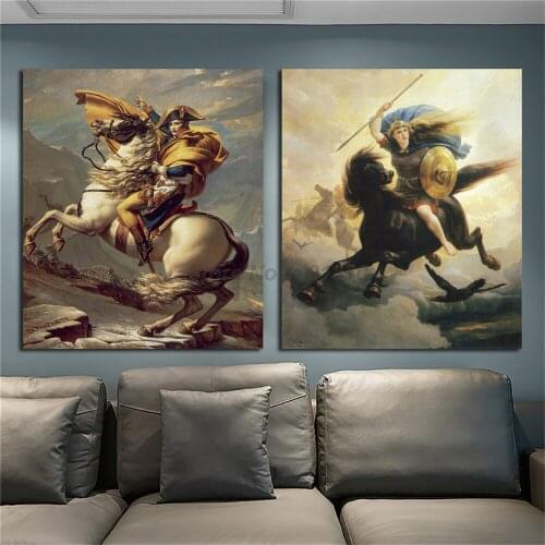 Ride Of The Valkyrie Viking Canvas Prints Poster Picture Modular Paintings For Living Room On The Wall Home Decor
