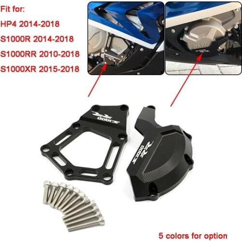 S1000RR S 1000 R RR XR Motorcycle CNC Engine Saver Stator Case Cover Crash Protector Guard for BMW S1000RR HP4 S1000R S1000XR